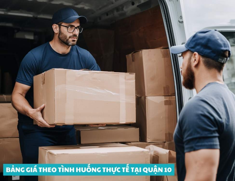 Bảng giá theo tình huống thực tế tại Quận 10