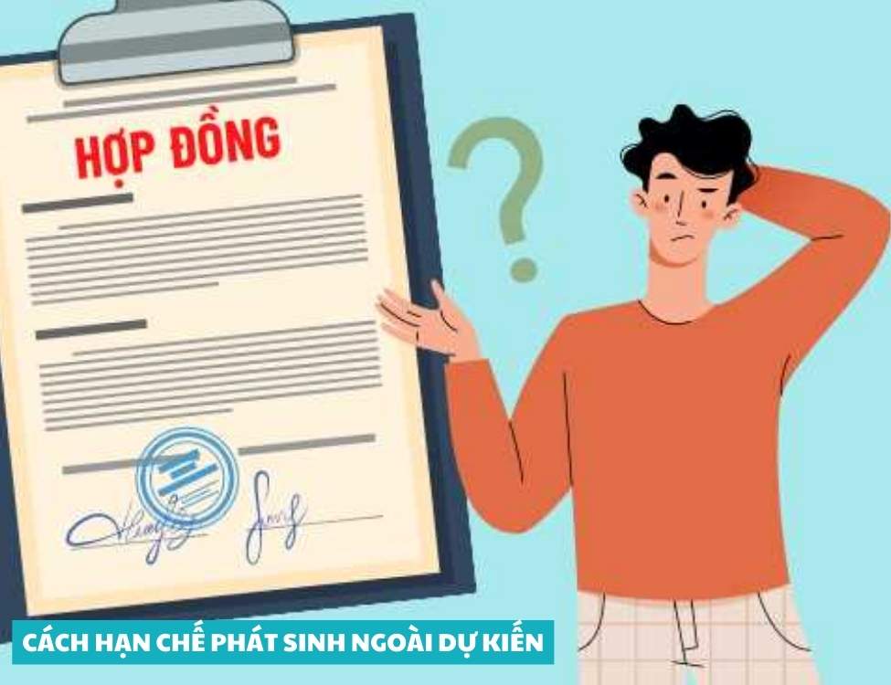 Cách hạn chế phát sinh ngoài dự kiến