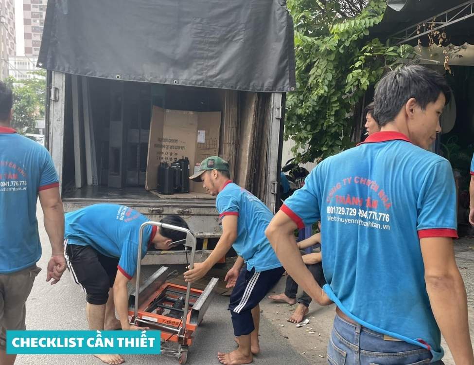 Checklist cần thiết