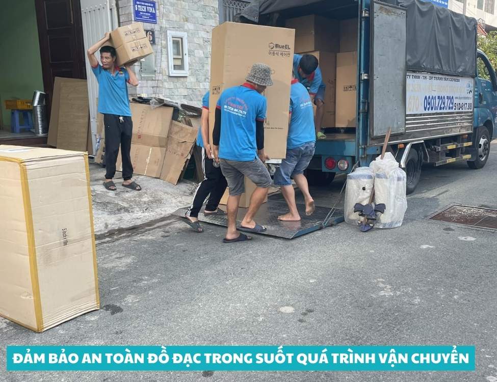 Đảm bảo an toàn đồ đạc trong suốt quá trình vận chuyển