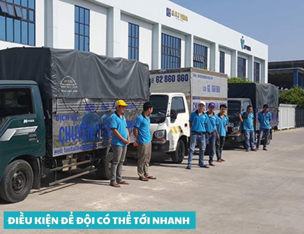 Điều kiện để đội có thể tới nhanh 