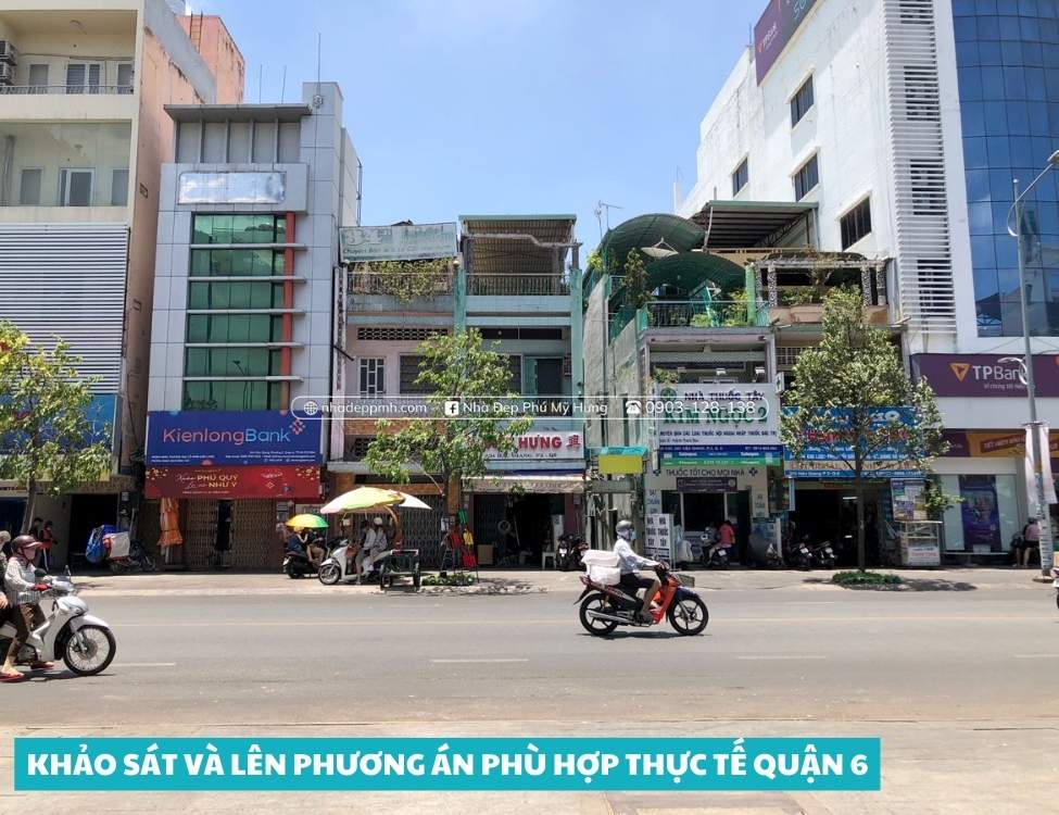 Khảo sát và lên phương án phù hợp thực tế quận 6