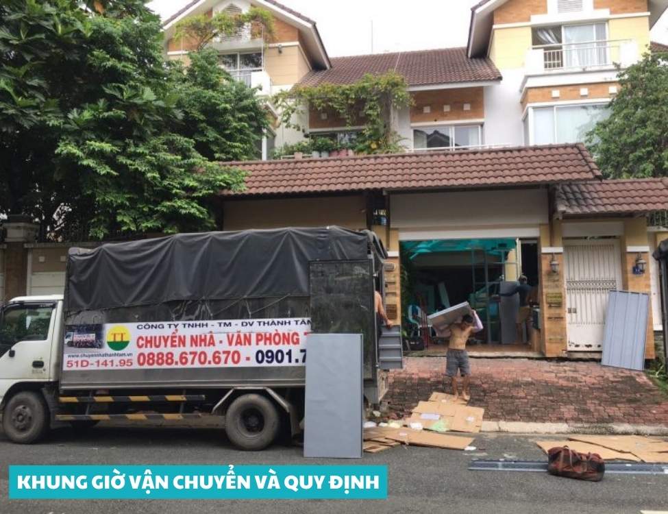 Khung giờ vận chuyển và quy định