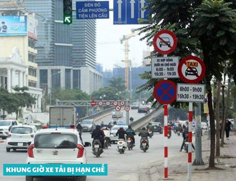 Khung giờ xe tải bị hạn chế