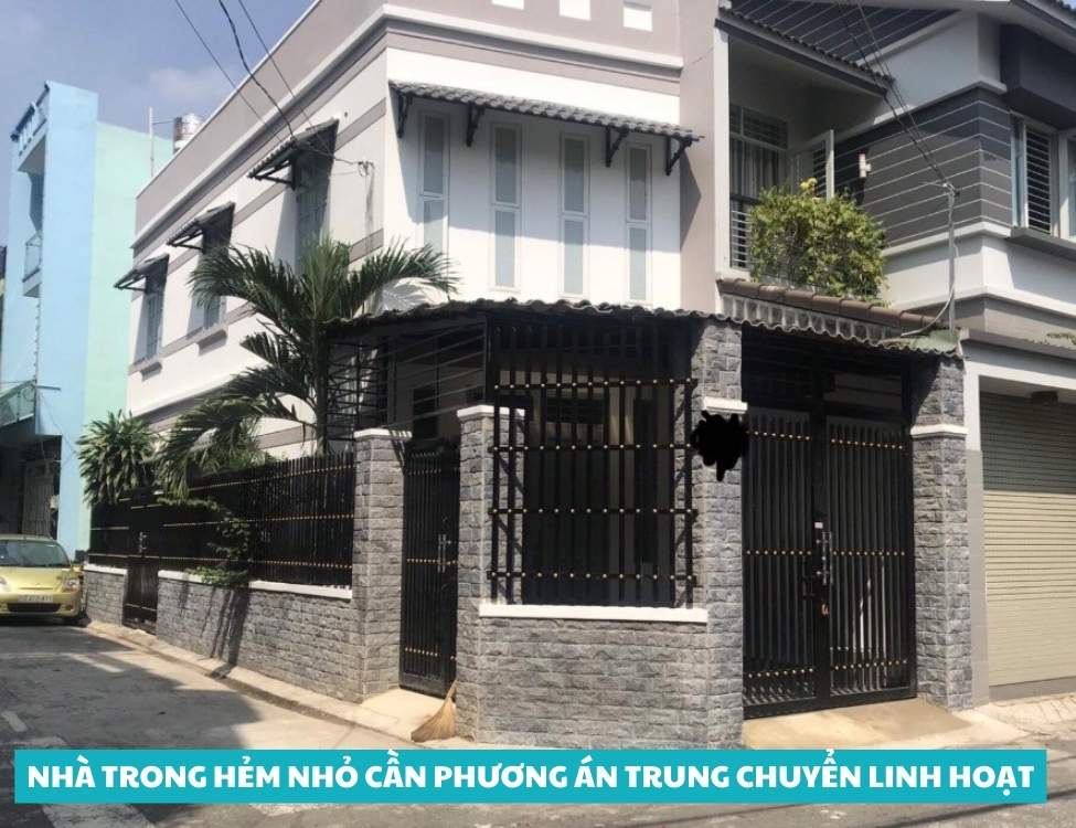 Nhà trong hẻm nhỏ cần phương án trung chuyển linh hoạt