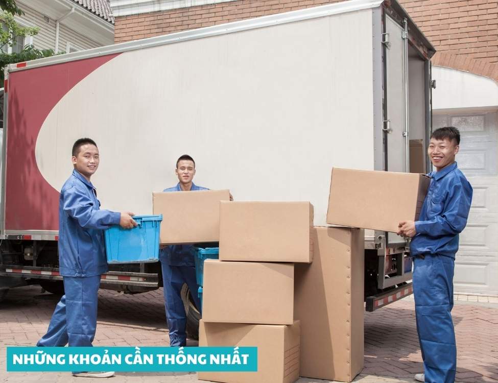 Những khoản cần thống nhất