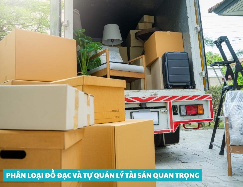 Phân loại đồ đạc và tự quản lý tài sản quan trọng