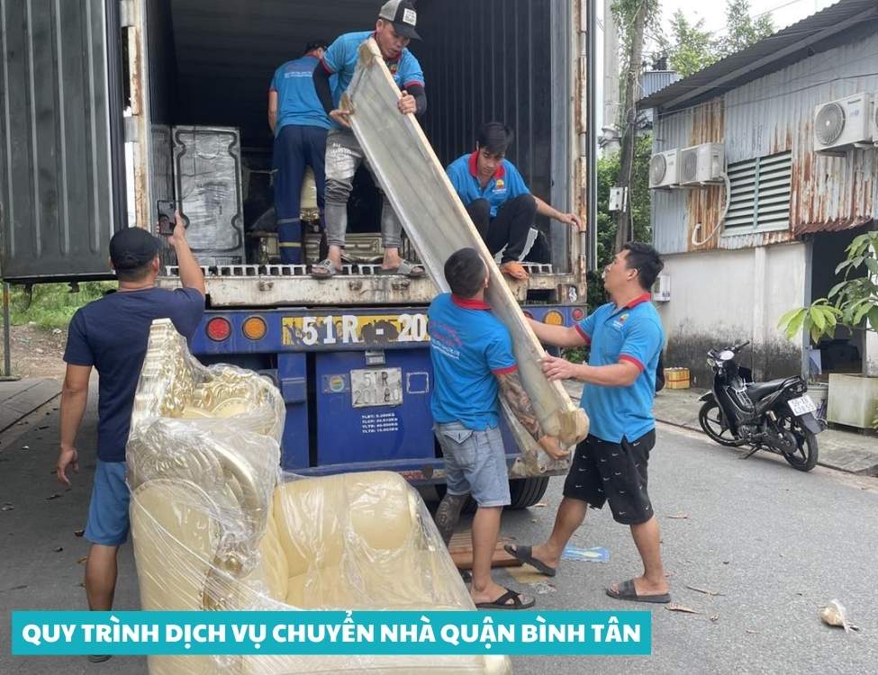 Quy trình dịch vụ chuyển nhà quận Bình Tân
