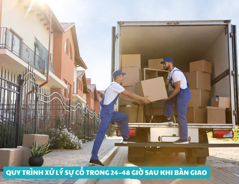 Quy trình xử lý sự cố trong 24–48 giờ sau khi bàn giao