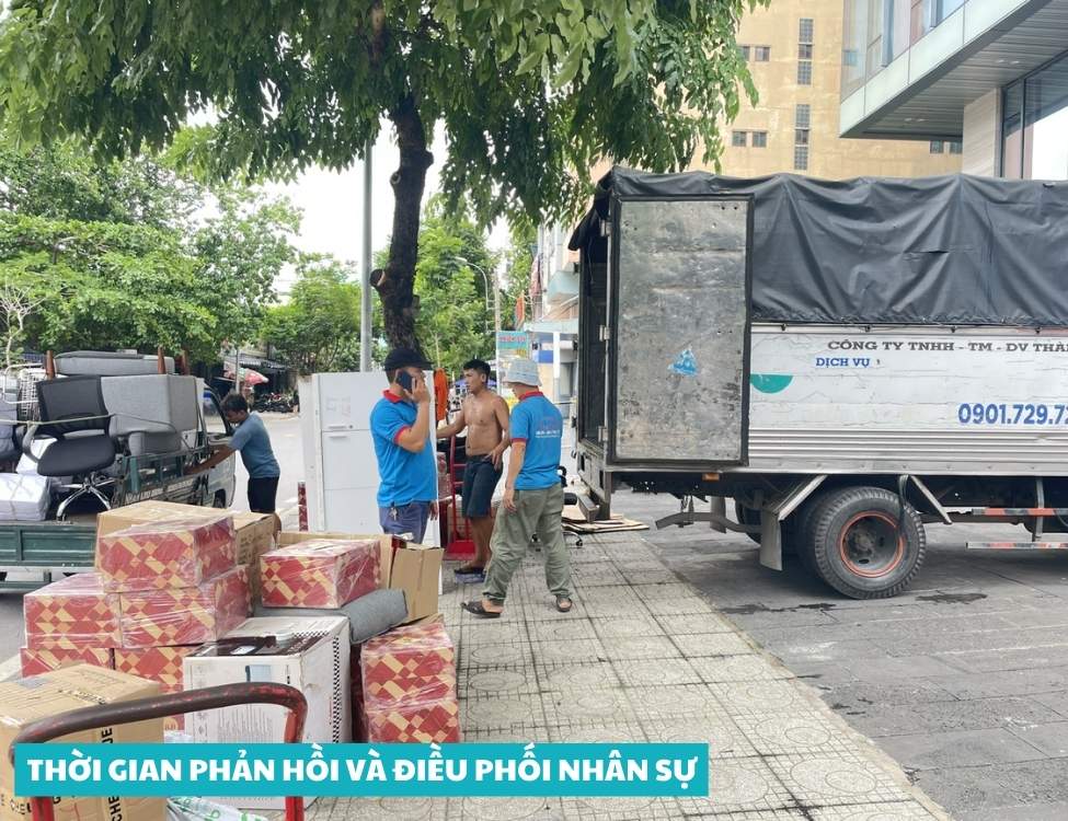 Thời gian phản hồi và điều phối nhân sự