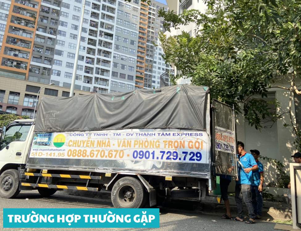 Trường hợp thường gặp khi chuyển nhà tại khu vực trung tâm