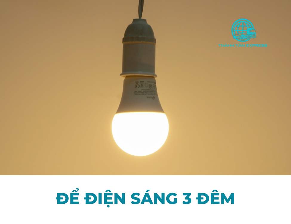 Để điện sáng 3 đêm