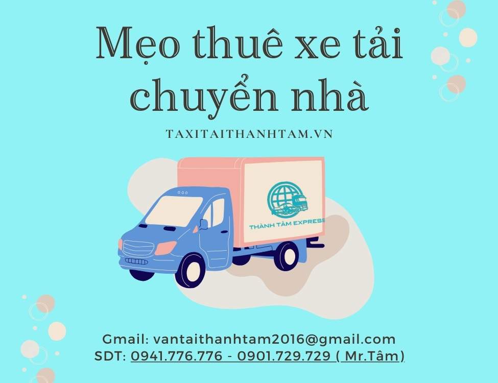 mẹo thuê xe tải chuyển nhà