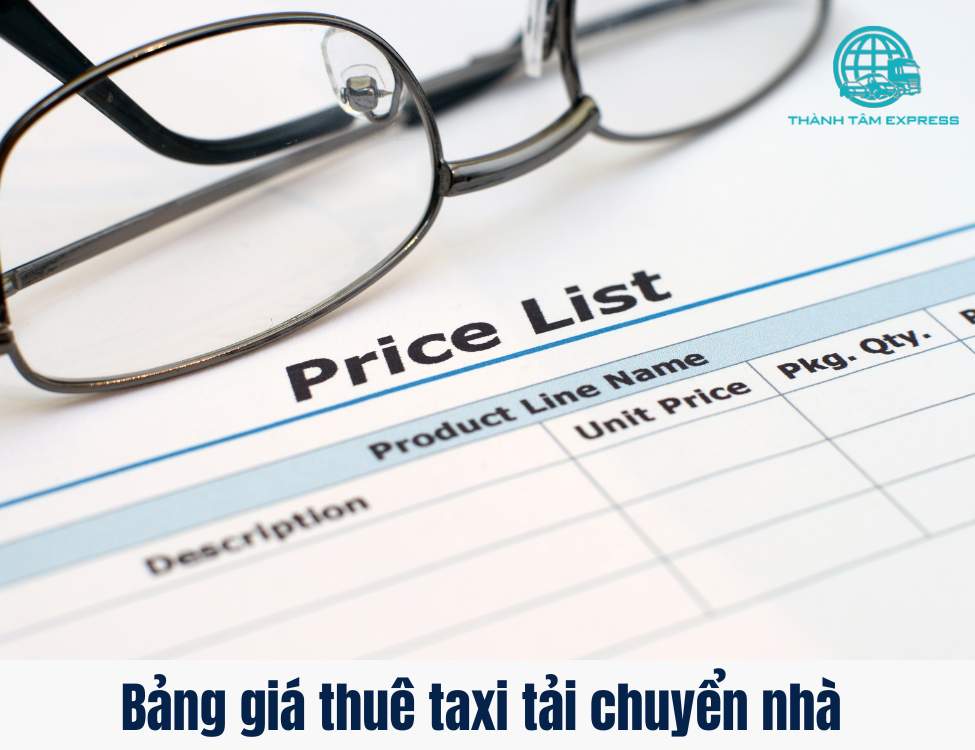 bảng giá thuê taxi tải