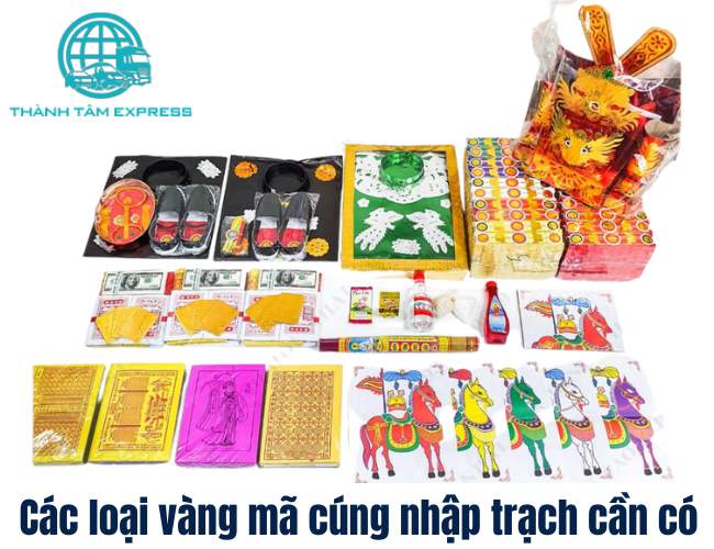 Vàng mã cúng nhập trạch gồm những gì