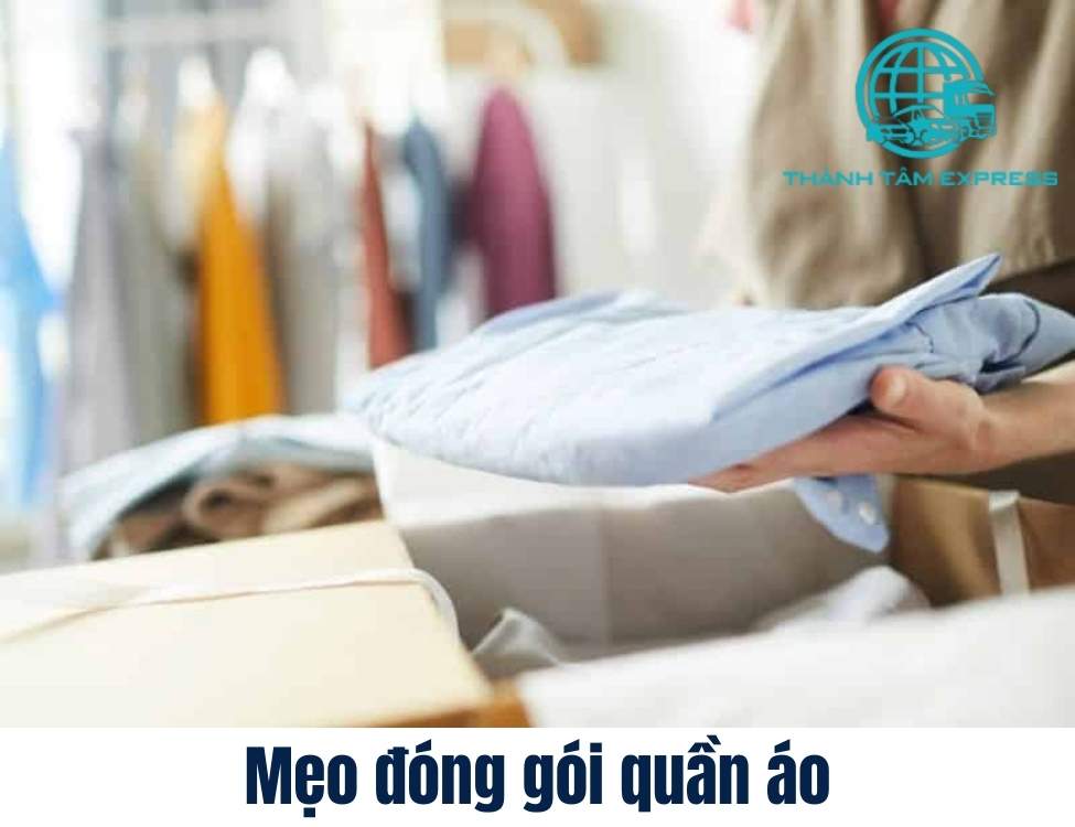mẹo đóng gói quần áo