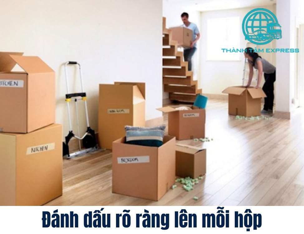 Đánh dấu rõ ràng lên mỗi hộp