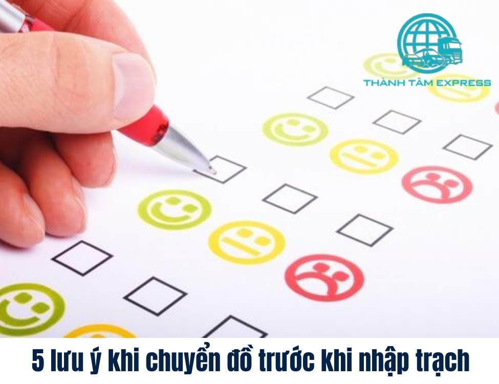 chuyển đồ trước khi nhập trạch