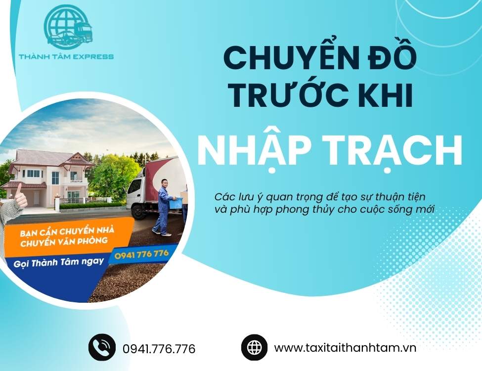 chuyển đồ trước khi nhập trạch