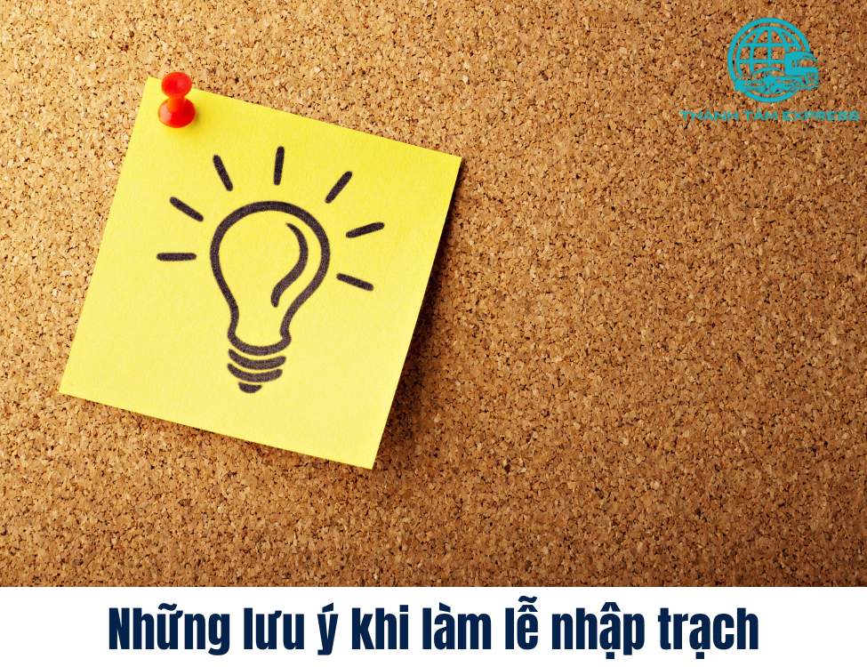 Những lưu ý khi làm lễ nhập trạch