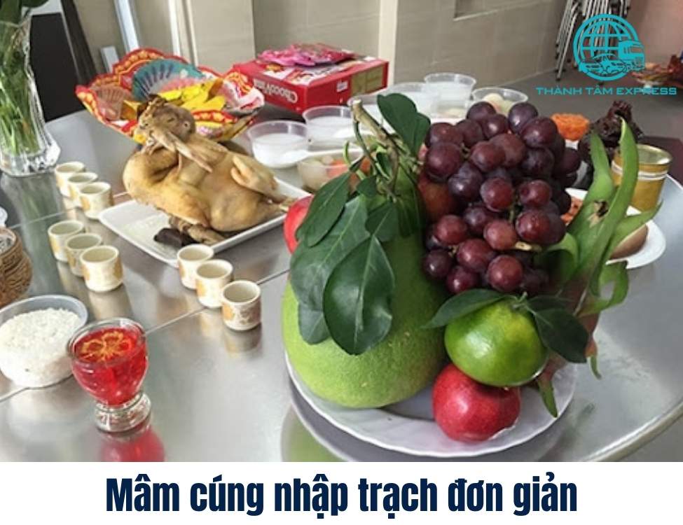 mâm cúng nhập trạch gồm những gì