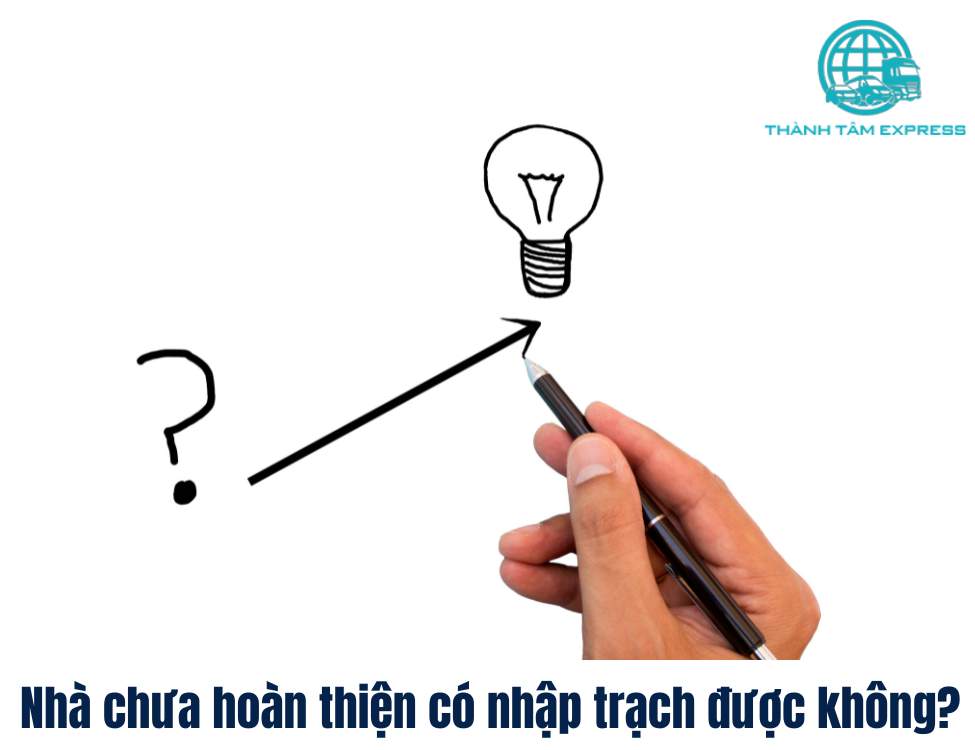 Nhà chưa hoàn thiện có nhập trạch được không