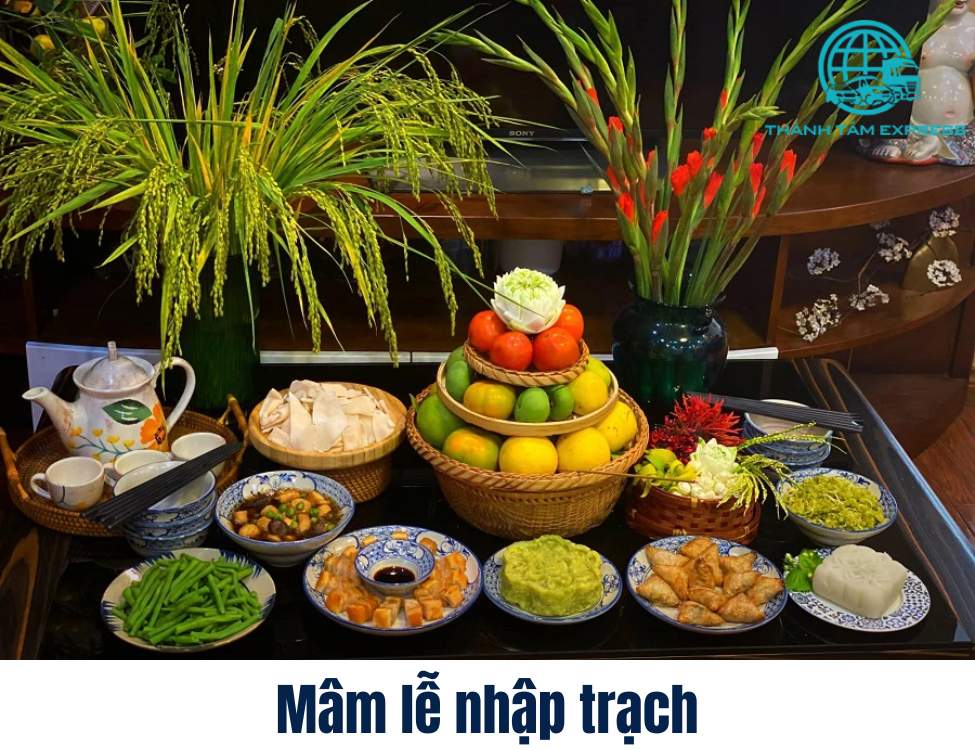 Mâm lễ nhập trạch