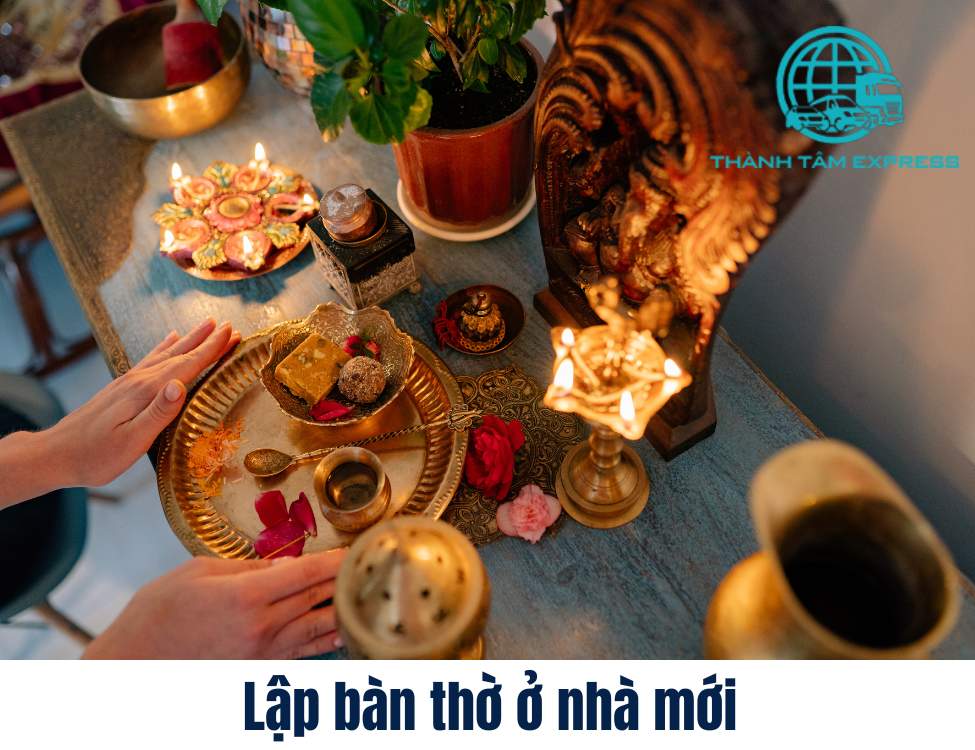 Lập bàn thờ ở nhà mới
