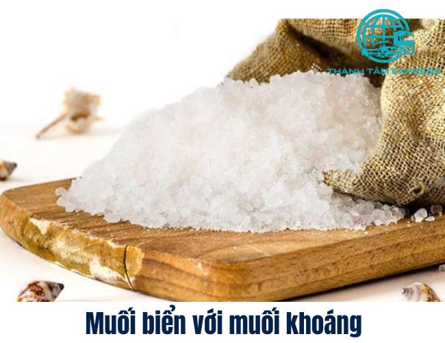 Muối biển với muối khoáng