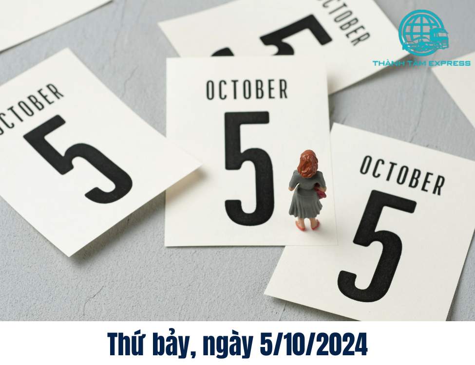 Thứ bảy, ngày 5/10/2024
