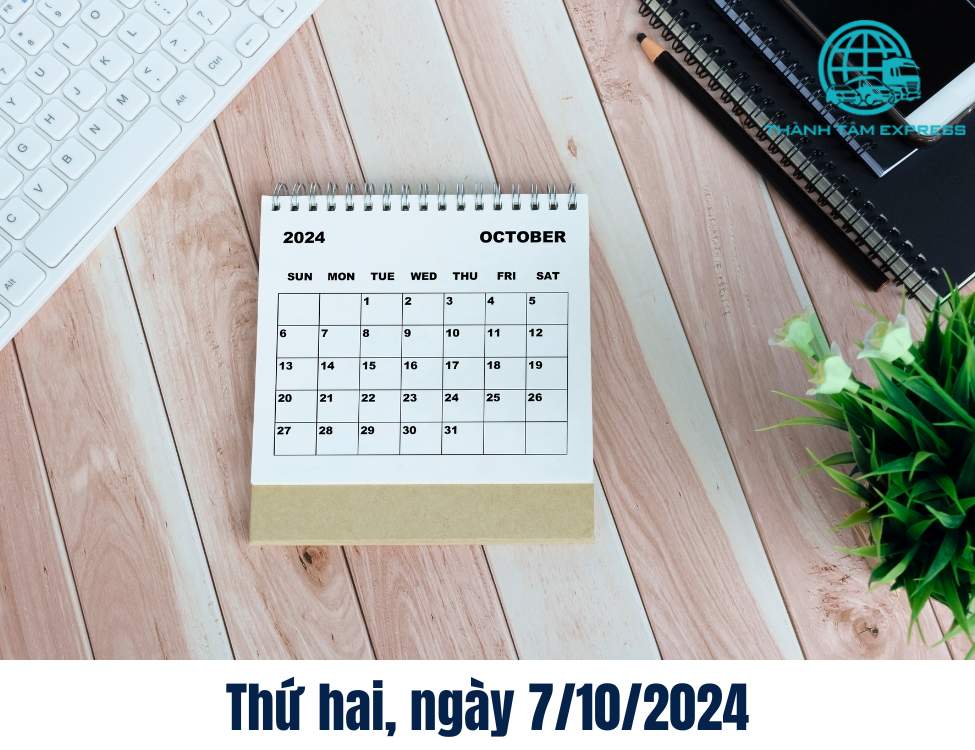 Thứ hai, ngày 7/10/2024