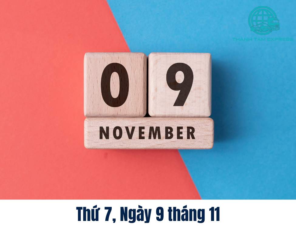Thứ 7, Ngày 9 tháng 11