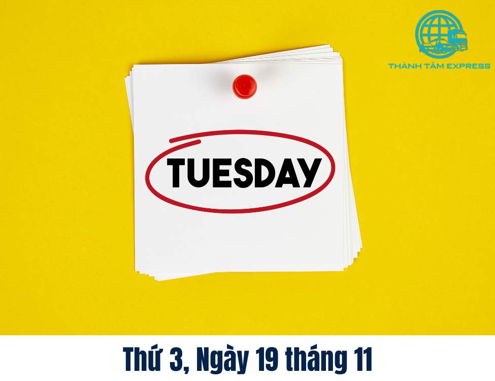 Thứ 3, Ngày 19 tháng 11