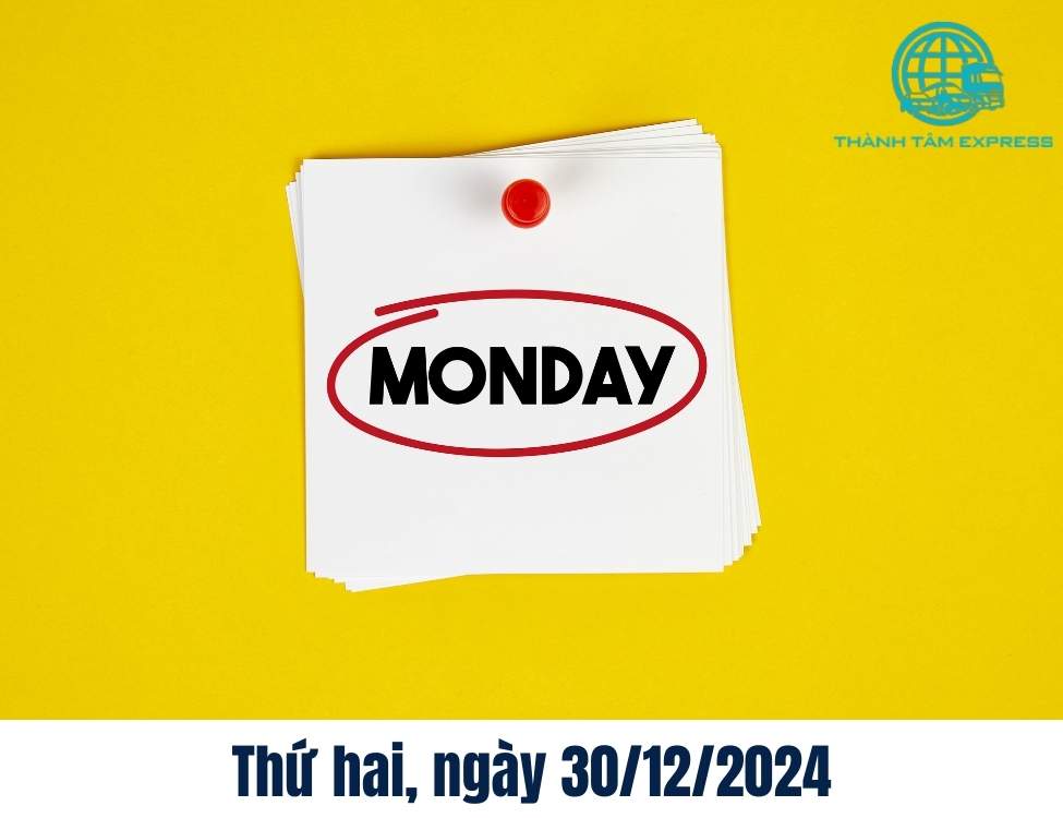 Thứ hai, ngày 30/12/2024
