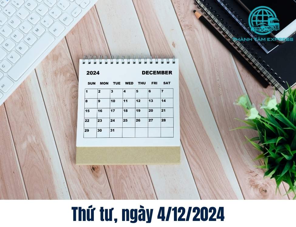 Thứ tư, ngày 4/12/2024