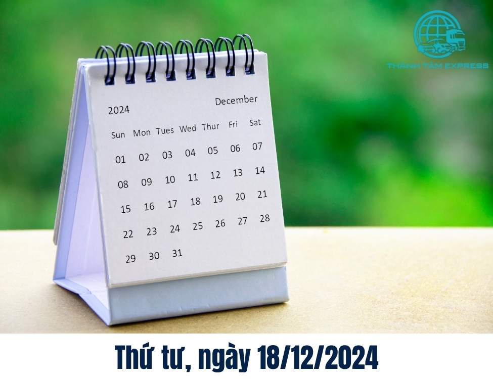 Thứ tư, ngày 18/12/2024