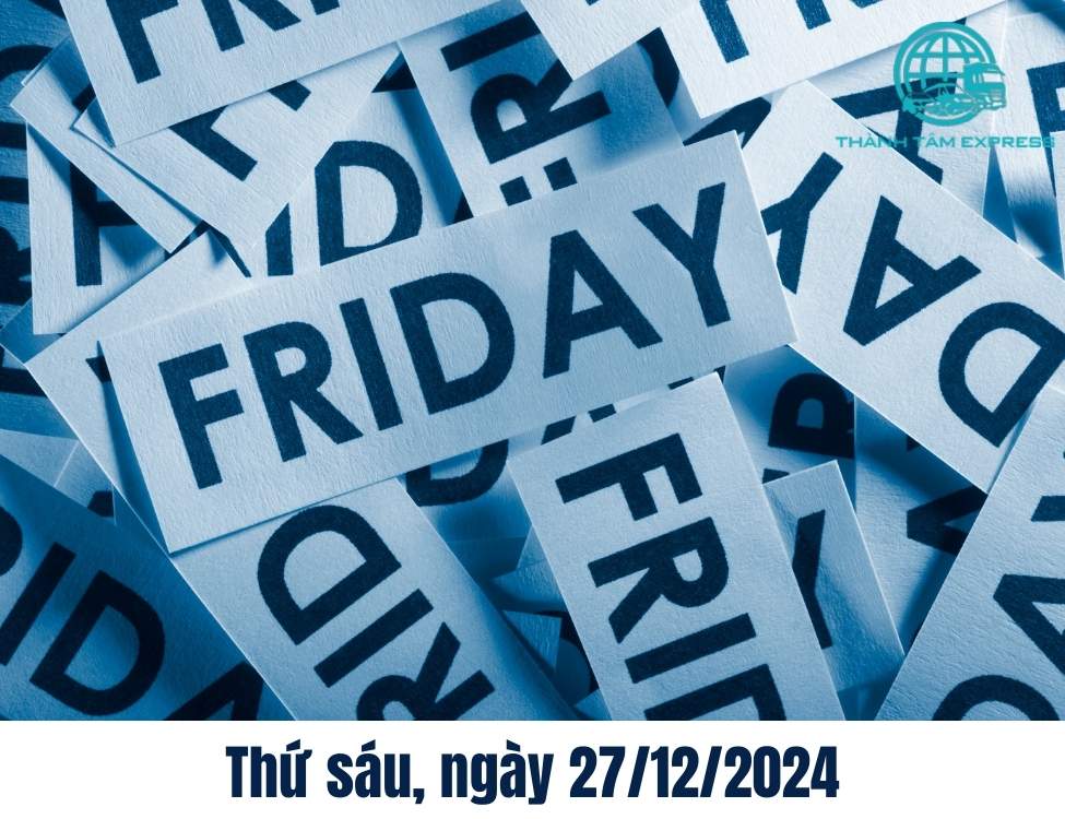 Thứ sáu, ngày 27/12/2024