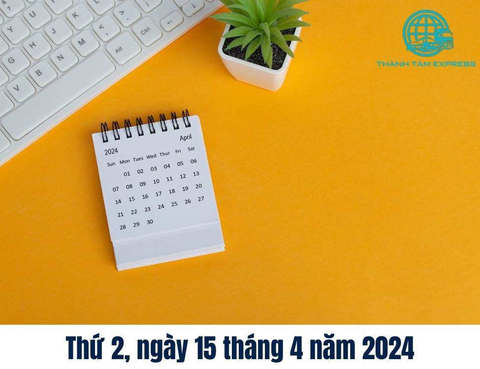 Thứ 2, ngày 15 tháng 4 năm 2024