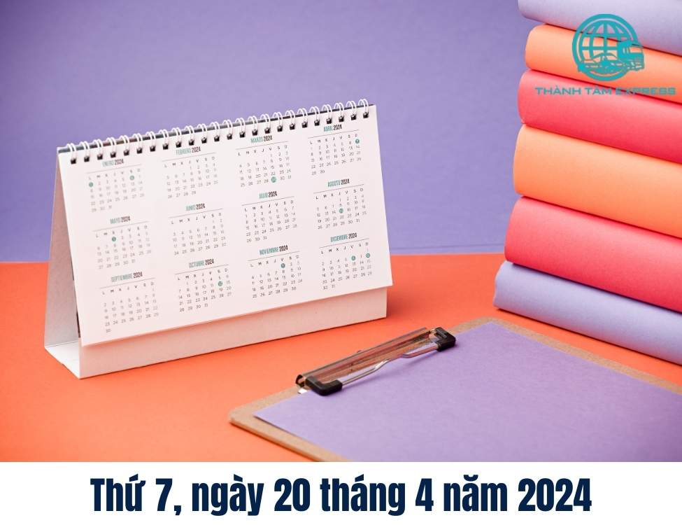 Thứ 7, ngày 20 tháng 4 năm 2024