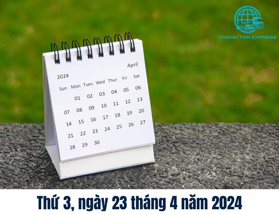 Thứ 3, ngày 23 tháng 4 năm 2024