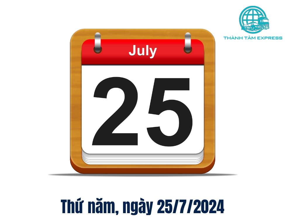 Thứ năm, ngày 25/7/2024