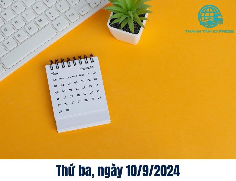 Thứ ba, ngày 10/9/2024