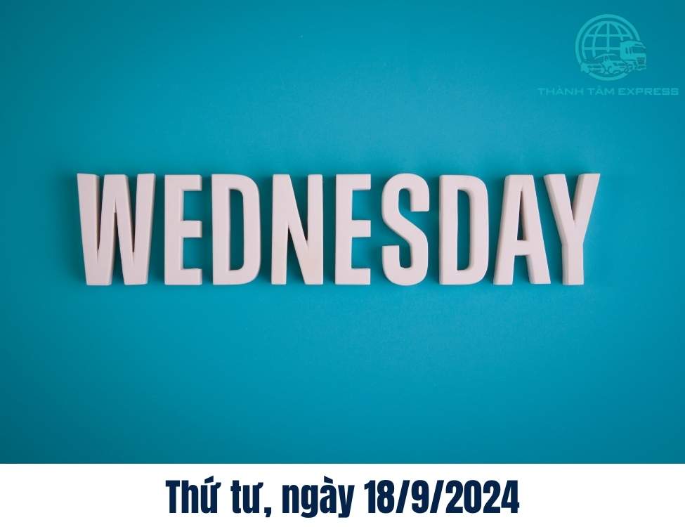 Thứ tư, ngày 18/9/2024