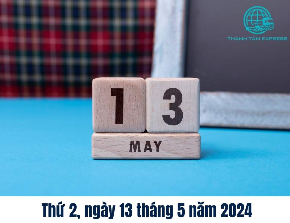 Thứ 2, ngày 13 tháng 5 năm 2024