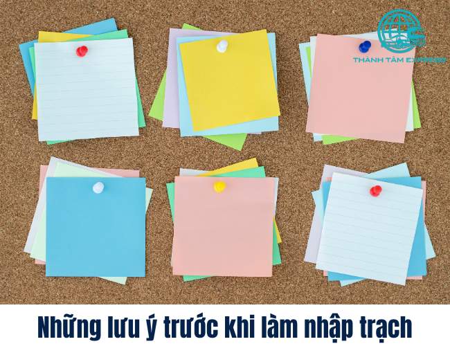 Những lưu ý trước khi làm thủ tục nhập trạch
