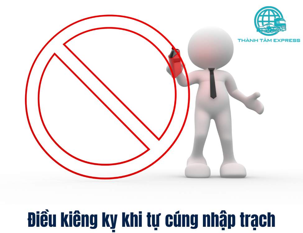 Điều kiêng kỵ khi tự cúng nhập trạch