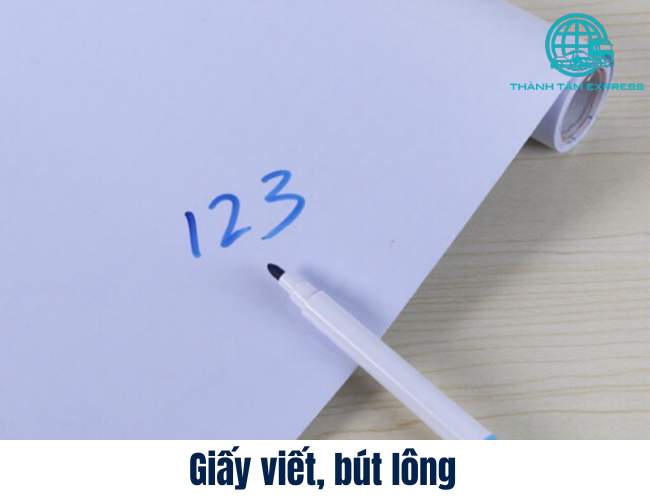 Giấy viết, bút lông