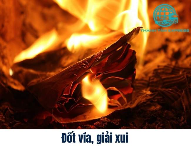 Đốt vía, giải xui
