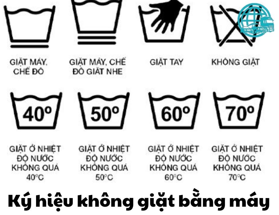 Ký hiệu không giặt bằng máy
