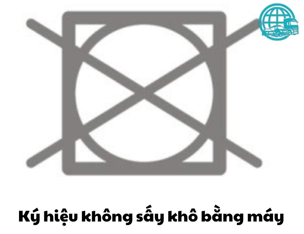 Ký hiệu không sấy khô bằng máy